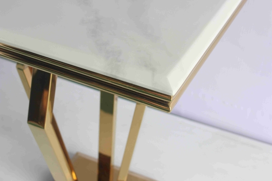 A tabela e a cadeira luxuosas modernas ajustaram a mesa de jantar e a cadeira retangulares