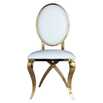 Elegante cadeira de jantar com mobiliário para banquetes