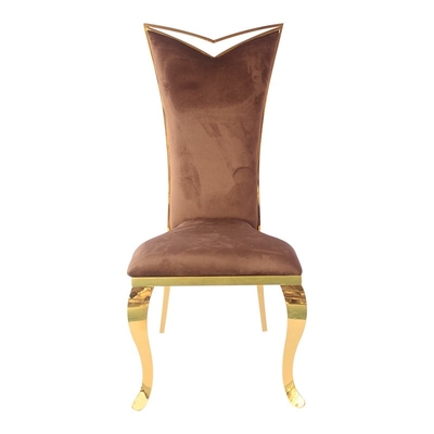 Velvet Simple Chair - Design de luxo leve - 7 kg de peso bruto