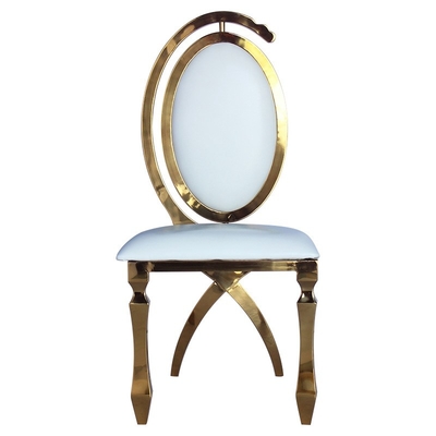 Cadeira elegante de couro para casamento para aluguel de móveis para eventos e banquetes