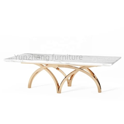 Tabela à moda elegante do centro do ouro para a estrutura simples da sala de visitas