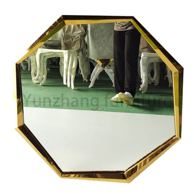 Espelho irregularmente moderado luxuoso Diamond Shaped For Cloakroom Bedroom de vidro