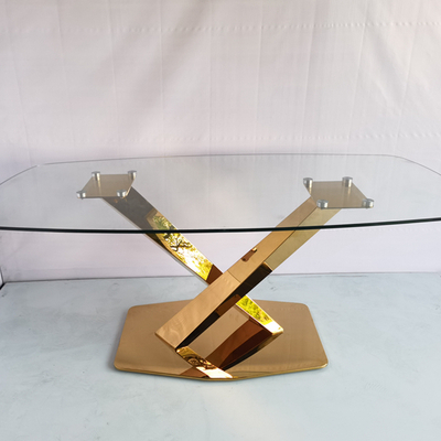 Decoração de prata de Rose Gold Color For Home da tabela de aço inoxidável luxuosa contemporânea