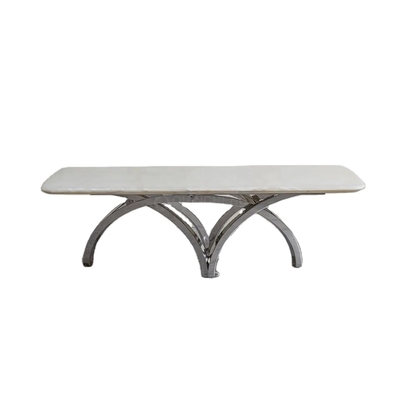 Mobília de jantar moderna dos pés de aço inoxidável do metal para a decoração do escritório domiciliário