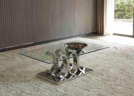 A mesa de jantar de vidro pequena retangular moderna ajustou 4 8 6 Seater abaixo de 10000