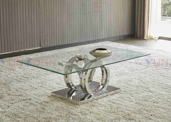 A mesa de jantar de vidro pequena retangular moderna ajustou 4 8 6 Seater abaixo de 10000
