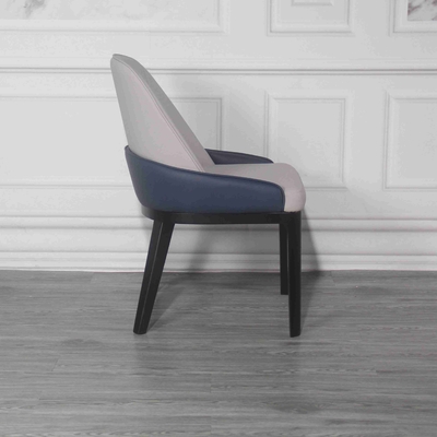 Cadeiras da sala de jantar de Gray Blue Multi Colored Padded com pés resistentes