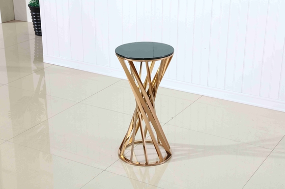 A cadeira de tabela decorativa do bar da prateleira da planta ajustou o suporte de aço inoxidável do potenciômetro de flor para o casamento do partido do evento