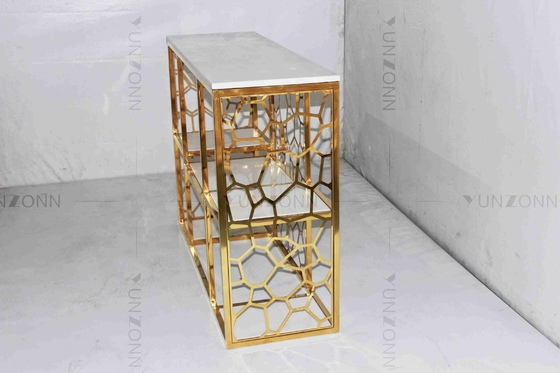 O teste padrão oco da saída que cinzela armários de armazenamento do projeto marmoreia o ouro chapeou arquivar