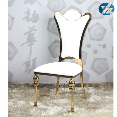 55X60X110 SS estofou o jantar de cadeiras chapeadas ouro do evento do casamento do hotel da cadeira