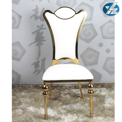 55X60X110 SS estofou o jantar de cadeiras chapeadas ouro do evento do casamento do hotel da cadeira