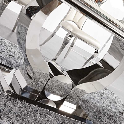 OEM baixo L200xW100xH75cm da mesa de jantar 115KGS do metal pesado de aço inoxidável do quadro