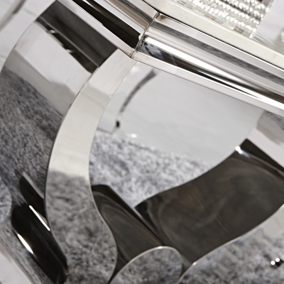 OEM baixo L200xW100xH75cm da mesa de jantar 115KGS do metal pesado de aço inoxidável do quadro