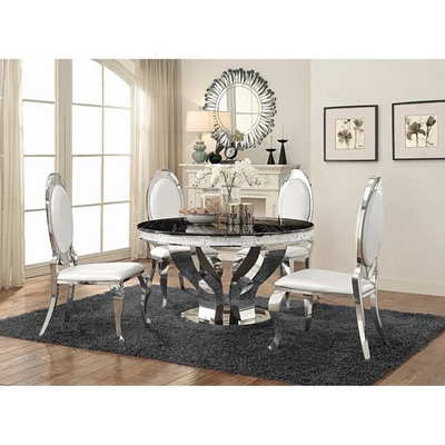 A tabela da sala de jantar da prata do encanto de Anchorage ajustou a luz D150XH75 luxuosa