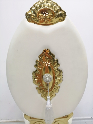 Jantando a tela traseira alta da cadeira do banquete do casamento de aço inoxidável para os eventos W50xD65xH110cm