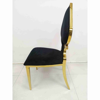Banquete do coração do pôquer que janta o quadro de aço inoxidável da cor do preto da cadeira