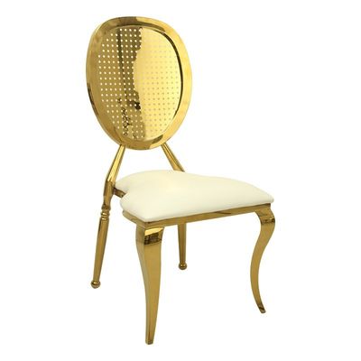 Bom preço Atrovirens Leather White PU cadeiras de casamento cadeiras de aluguer on-line