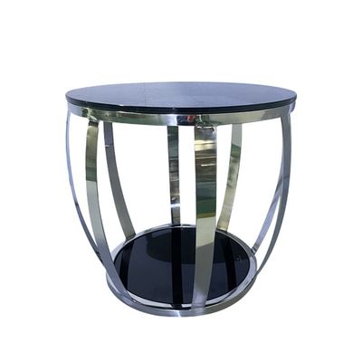 Bom preço Prateleira do banheiro da mesa redonda do metal da aplicação da casa/hotel com ganchos on-line