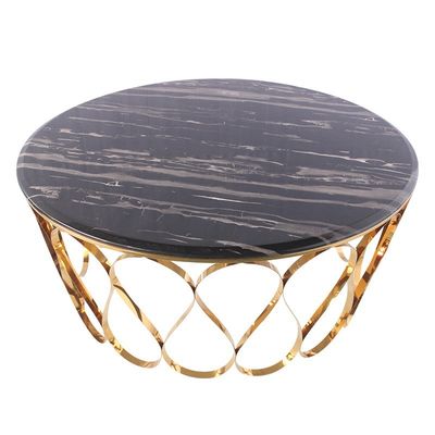 Bom preço Tabela de aço inoxidável material de superfície de mármore 40-50cm do centro do tamanho médio on-line