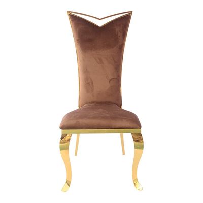Bom preço Velvet Simple Chair - Design de luxo leve - 7 kg de peso bruto on-line