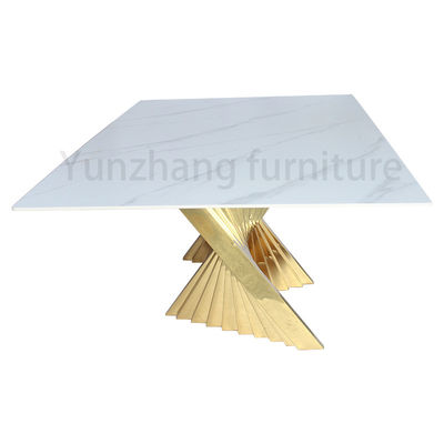 Bom preço Estilo Nórdico Sala de Jantar Moderna Set Italiano Luxo Mobiliário para Casa Mesa de Jantar Marmorizada on-line