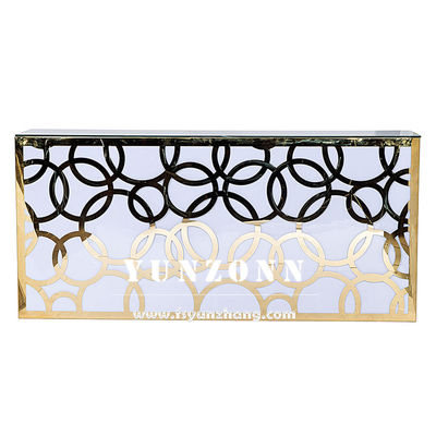 Bom preço Prateleira retangular da barra da sala de visitas com mobília durável removível do hotel das rodas on-line