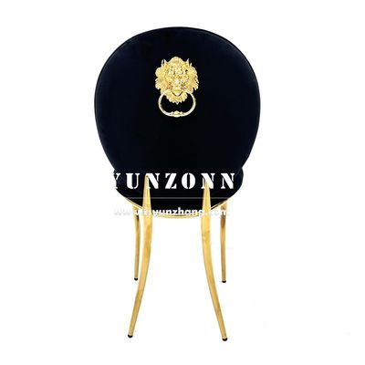 Bom preço Atacado Mercado de Dubai Cadeira de banquete de aço inoxidável de ouro Cadeira de banquete de luxo on-line