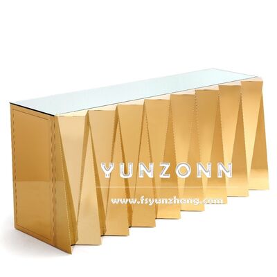 Bom preço Tabela de casamento dobrável de barras de luxo de aço inoxidável para hotéis on-line