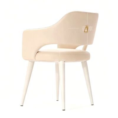 Bom preço Cadeira de jantar de designers modernos nórdicos Cadeira de lazer simples e luxuosa Cadeira de jantar de hotel e restaurante on-line