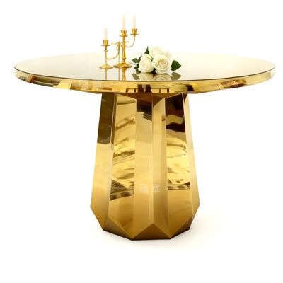 Bom preço Mesas de bolo de casamento em aço inoxidável com formato de diamante galvanizado para eventos e ocasiões Mobiliário on-line