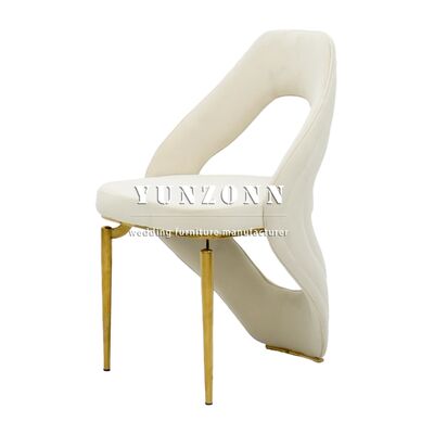 Cadeira de Jantar Acolchoada de Veludo Nórdico Moderna Elegante Nova Chegada para Hotel