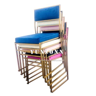 Bom preço Cadeira de Metal Dourado Popular para Eventos, Casamentos e Festas de Luxo on-line
