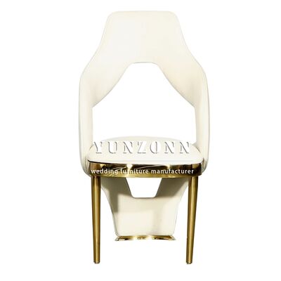 Bom preço Conjunto de sala de estar com design exclusivo Cadeira de destaque em aço inoxidável Cadeira de lazer para casamento on-line