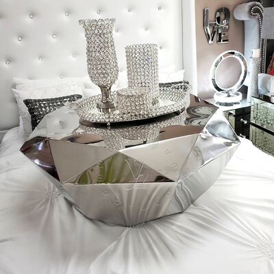 Bom preço Mesa de Centro Elevatória de Luxo Diamante Moderna Móveis Duráveis de Metal com Aço Inoxidável para Sala de Estar on-line