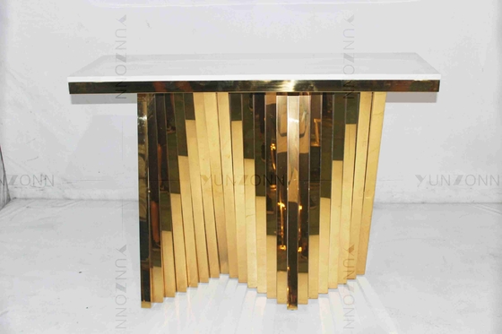 Mesa de jantar de vidro moderada moderna luxuosa da parte superior com base durável do metal